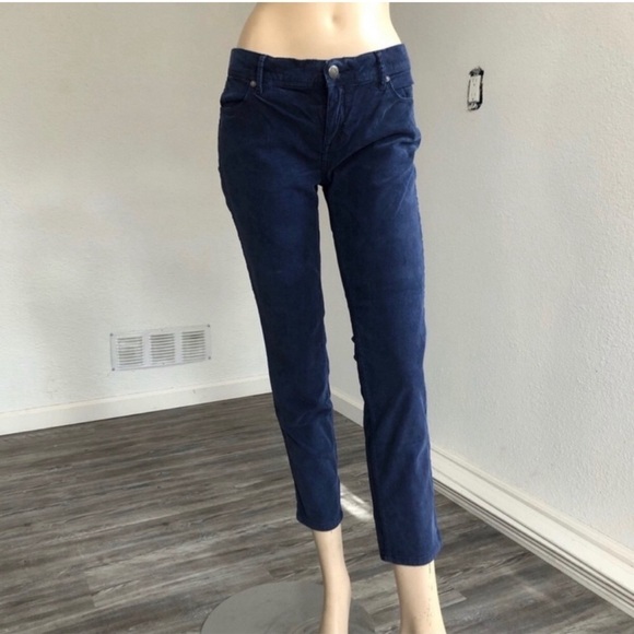Free People royal blue corduroy low cut jeans S:27 - Picture 13 of 13
